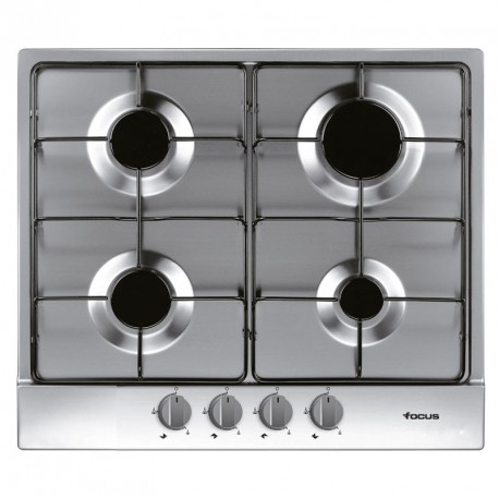 Plaque de Cuisson FOCUS F401X 4 Feux 60 cm Inox